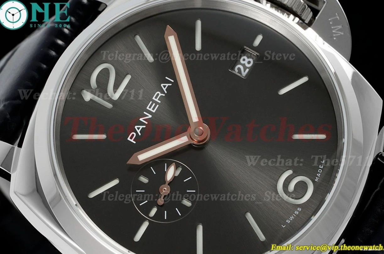 Grey VSF Luminor 42mm PAM1250 LE Dial Due SS P900 0115